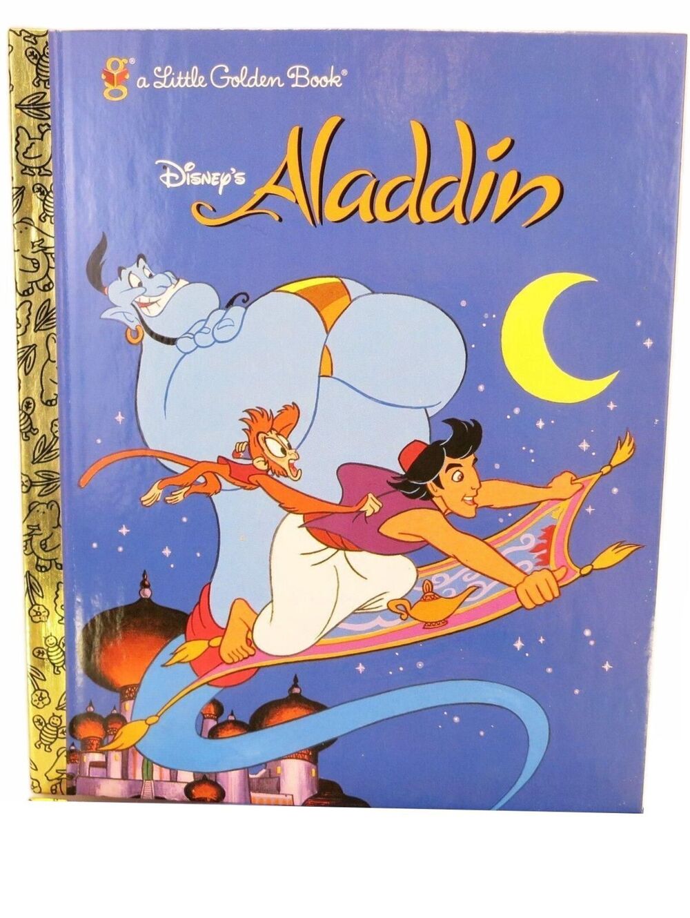 Disney's Aladdin Vintage Golden Book 2004 Random House 1st Edition Walt Disney